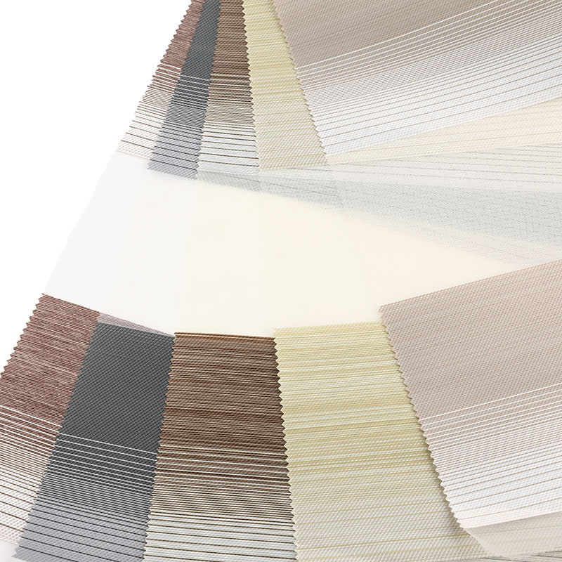 YX04 Dubbellaagse zachte lichte semi-verduisterende zebra blindstof