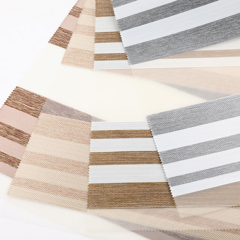 YX06 Controlekamer Lichthoeveelheid Semi-verduisterende Zebra Blindstof