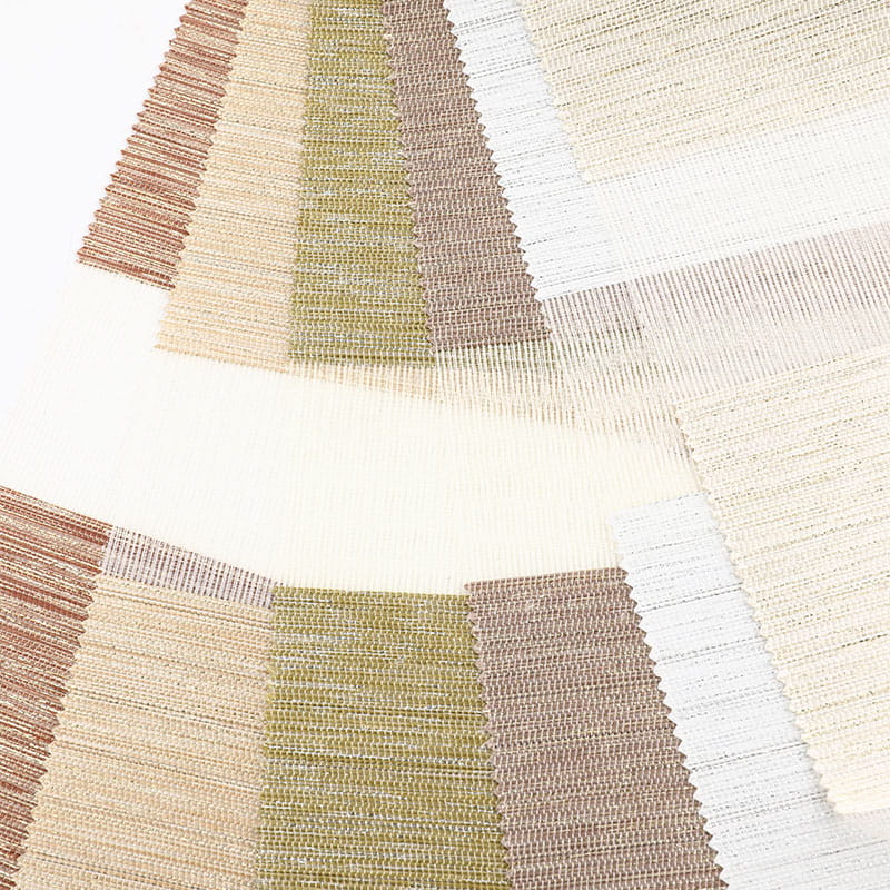 F048 Verstelbaar schaduweffect Semi-verduisterende Zebra blindstof