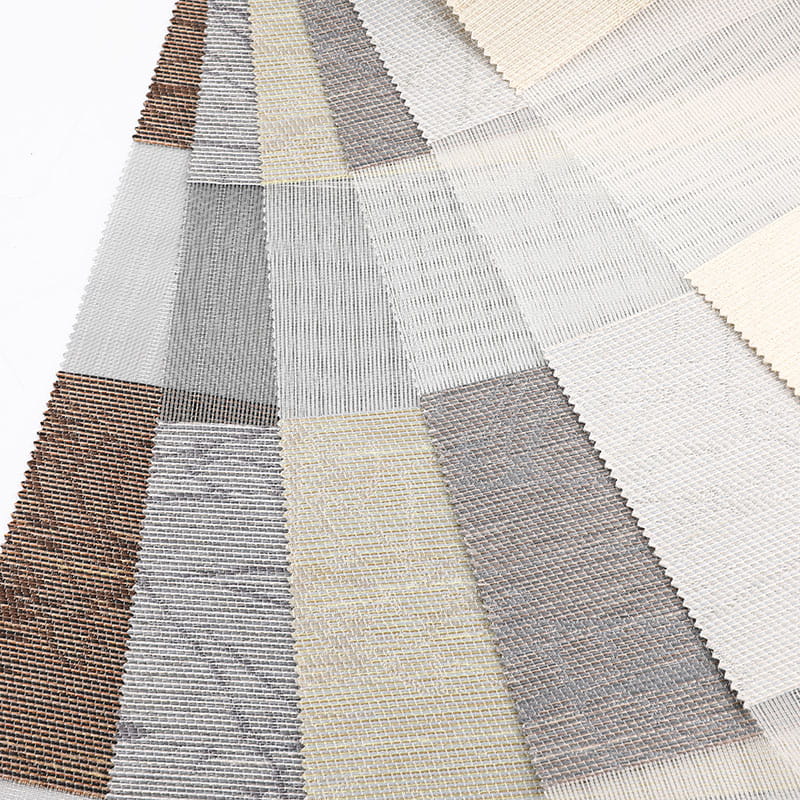 F079 Polyester zachte gaasgordijn Jacquard Zebra blindstof