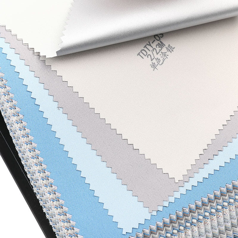 TDTY 200/230 cm zilveren coating 100% verduisterende rolgordijnstof